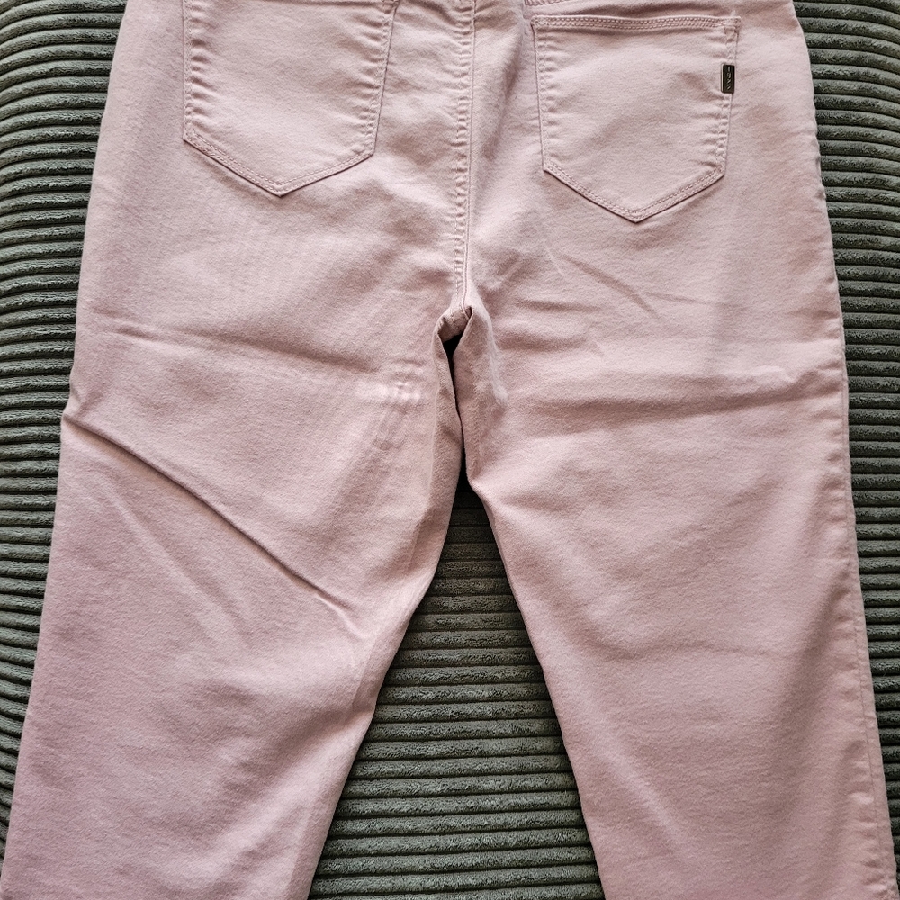 Mauve denim capris